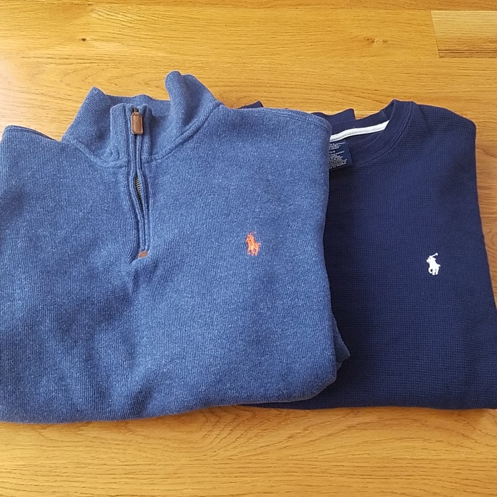 2 Ralph Lauren Polo tops size Large